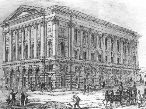 St George's Hall drawing